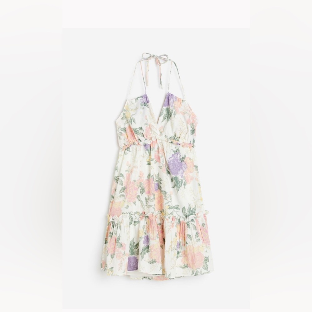 H&M Floral Halter Dress - Multicolor